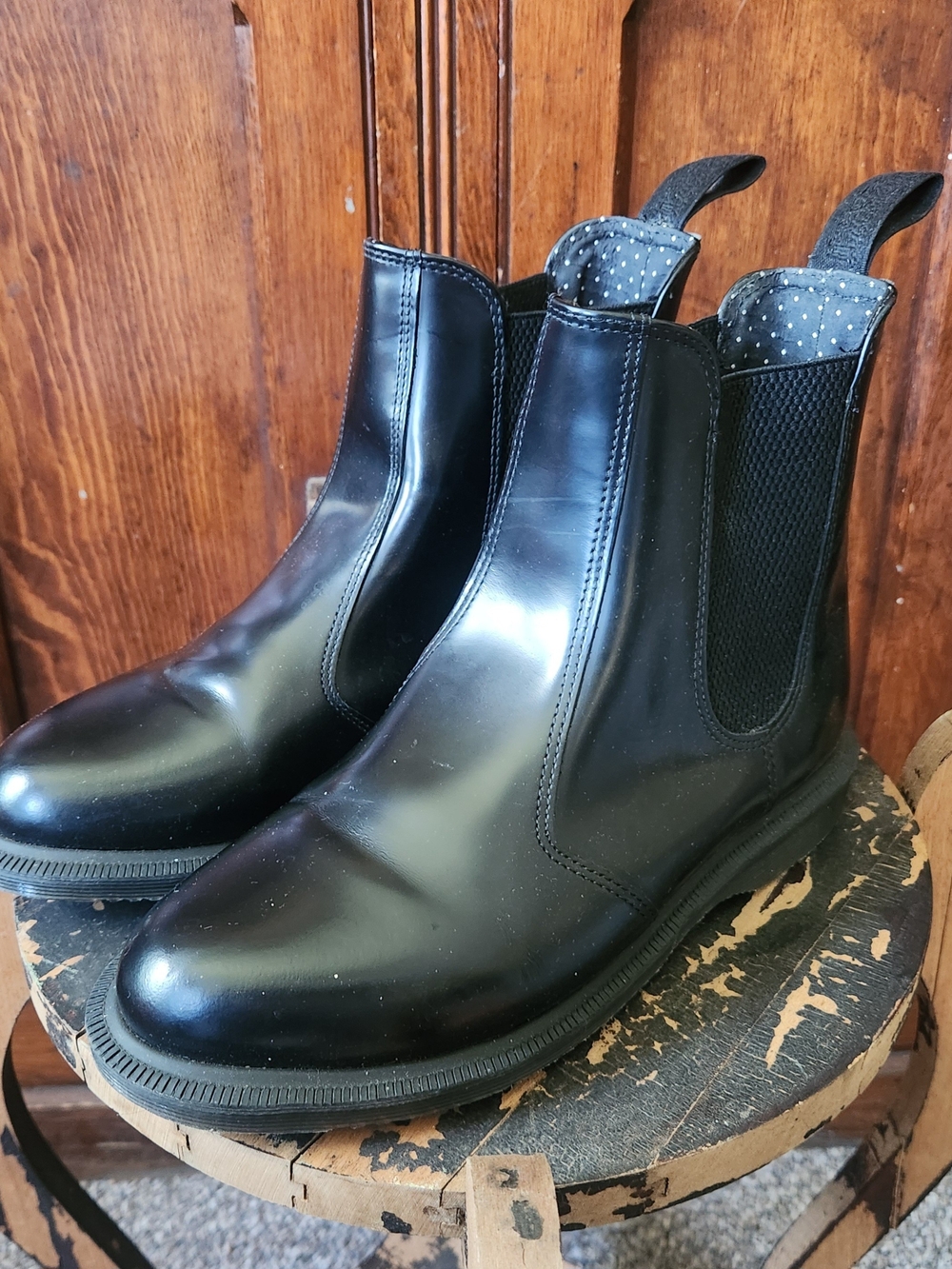 Dr. Martens Flora Classic Black Chelsea Boots